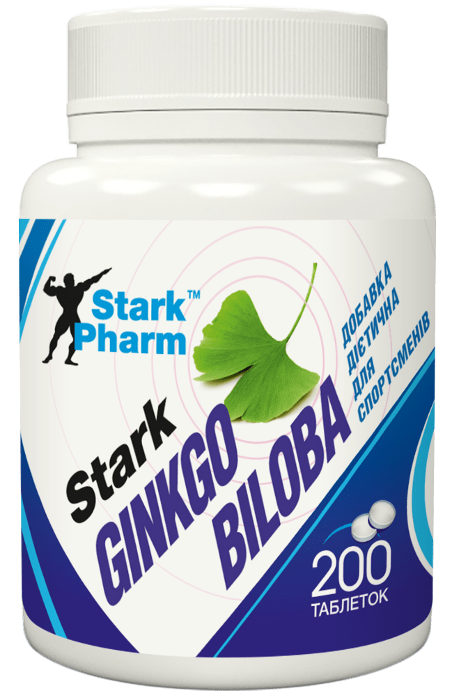 Stark Ginkgo Biloba Extract 40 мг 200 таб,  ml, Stark Pharm. Post Workout. recovery 