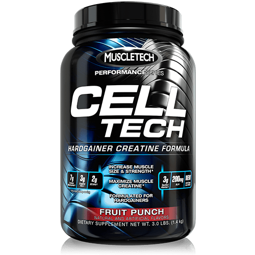Креатин Muscletech Cell Tech, 1.36 кг Фруктовый пунш,  ml, MuscleTech. Сreatine. Mass Gain Energy & Endurance Strength enhancement 