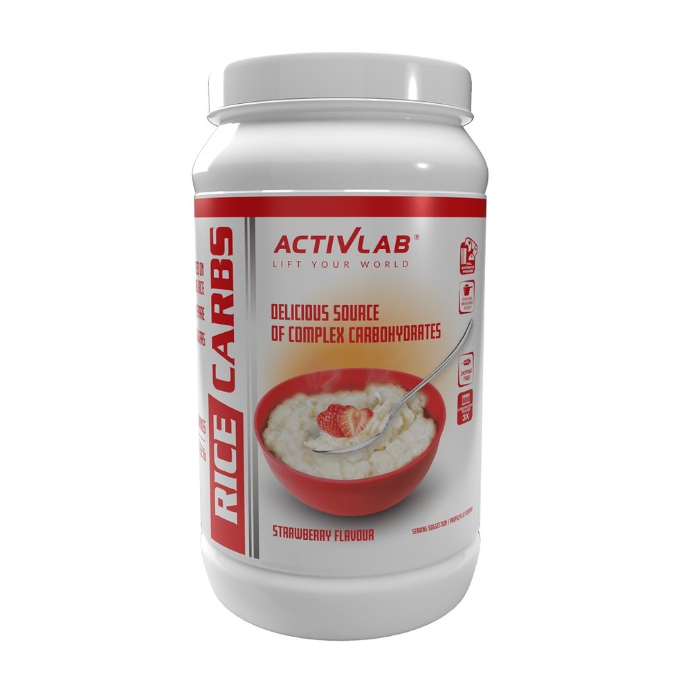ActivLab Заменитель питания Activlab Rice Carbs, 1 кг Клубника, , 1000 г