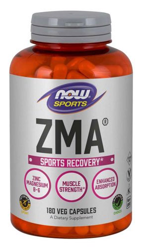 NOW ZMA 180 капс Без вкуса,  ml, Now. Testosterone Booster. General Health Libido enhancing Anabolic properties Testosterone enhancement 