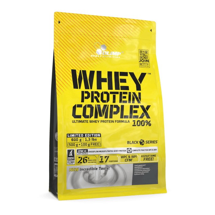 Протеин Olimp Whey Protein Complex 100%, 600 грамм Белый шоколад-малина,  ml, Olimp Labs. Protein. Mass Gain स्वास्थ्य लाभ Anti-catabolic properties 