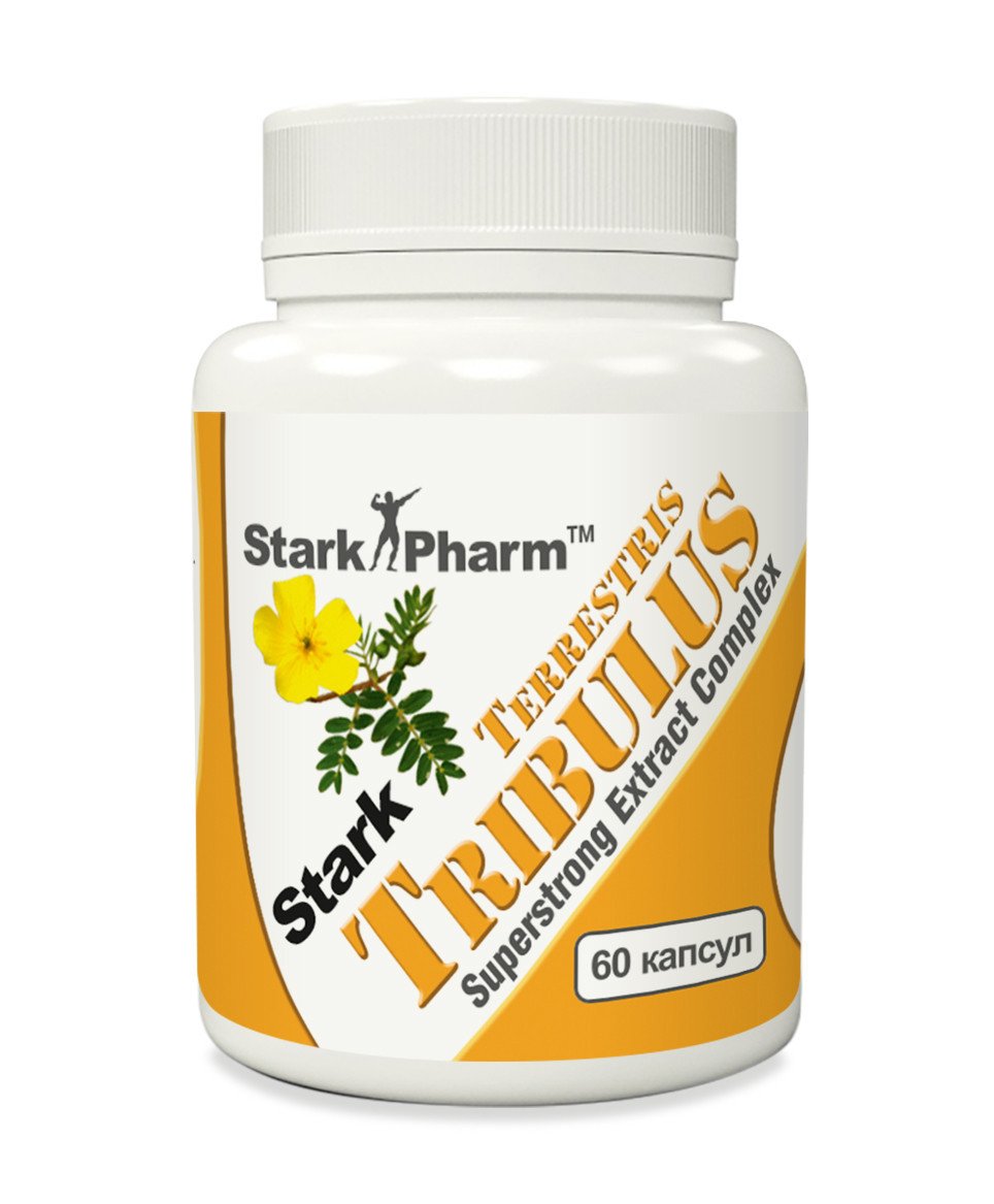 Stark Pharm Бустер тестостерону Stark Pharm Tribulus Terrestris 500 мг 60 капс, , 60 шт