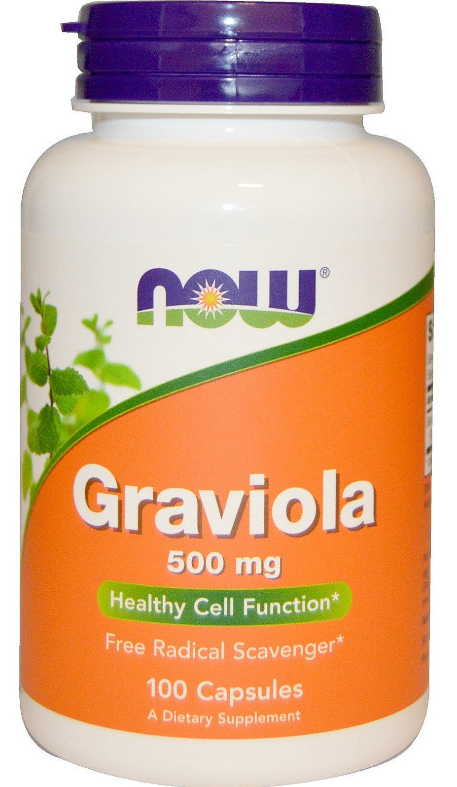 Graviola 500 mg, 100 шт, Now. Спец препараты. 