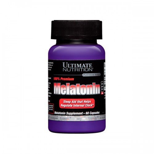 Melatonin 3 mg Ultimate Nutrition 60 caps,  ml, Ultimate Nutrition. Melatoninum. Improving sleep स्वास्थ्य लाभ Immunity enhancement General Health 