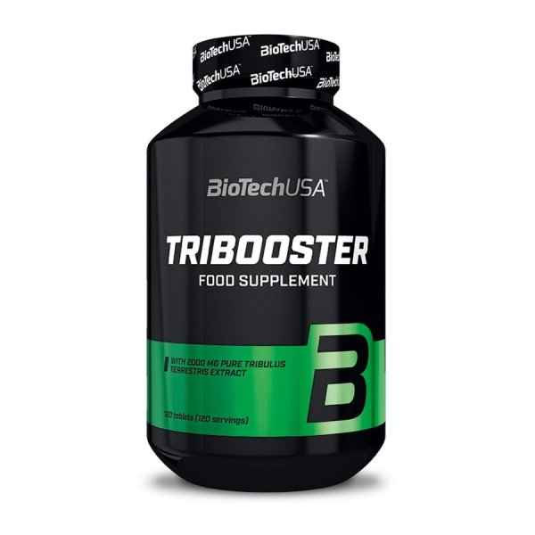 Стимулятор тестостерона BioTech Tribooster, 120 таблеток,  мл, BioTech. Трибулус. Поддержание здоровья Повышение либидо Повышение тестостерона Aнаболические свойства 