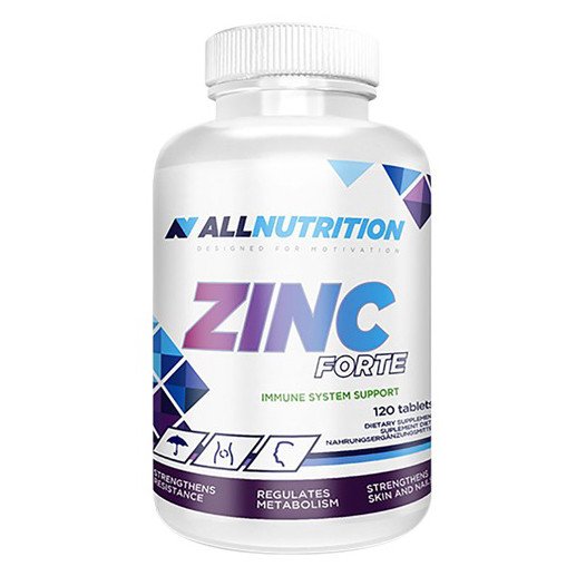 Цинк AllNutrition Zinc forte (120 табл) алл нутришн ,  мл, AllNutrition. Цинк Zn, Цинк. Поддержание здоровья 