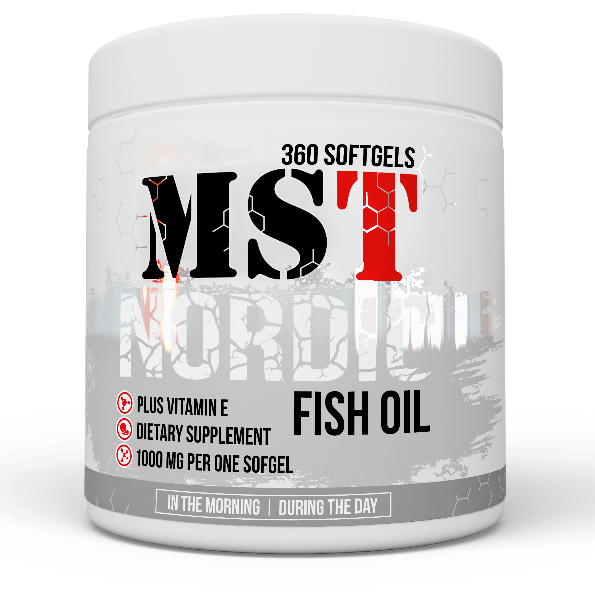 Nordic Fish Oil, 360 шт, MST Nutrition. Омега 3 (Рыбий жир). Поддержание здоровья Укрепление суставов и связок Здоровье кожи Профилактика ССЗ Противовоспалительные свойства 