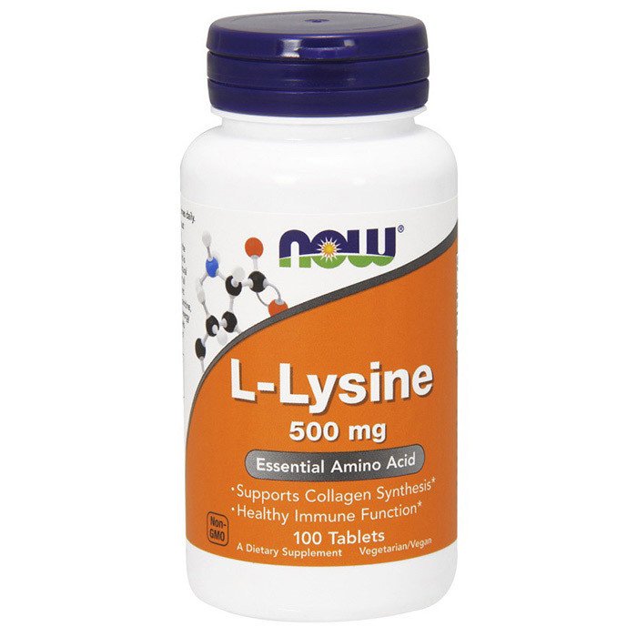 Лизин Now Foods L-Lysine 500 mg (100 таб) нау фудс,  мл, Now. Лизин. 