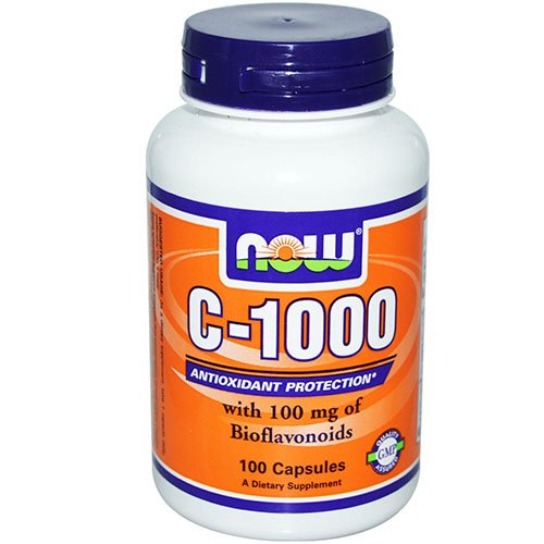 C-1000, 100 pcs, Now. Vitamin C. General Health Immunity enhancement 