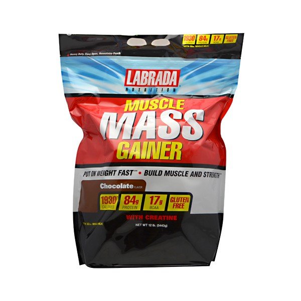 Muscle Mass Gainer, 5443 g, Labrada. Gainer. Mass Gain Energy & Endurance recovery 
