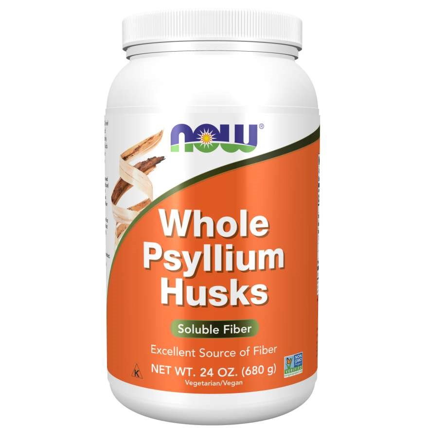 Now Натуральная добавка NOW Whole Psyllium Husks, 680 грамм, , 680 