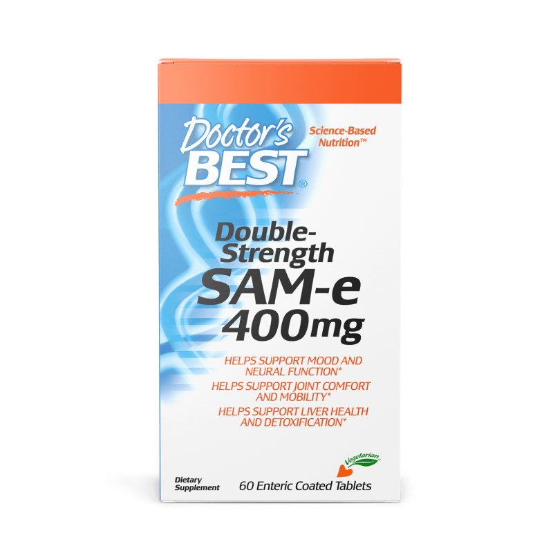 Doctor's BEST Аминокислота Doctor's Best SAM-e 400 mg, 60 таблеток, , 