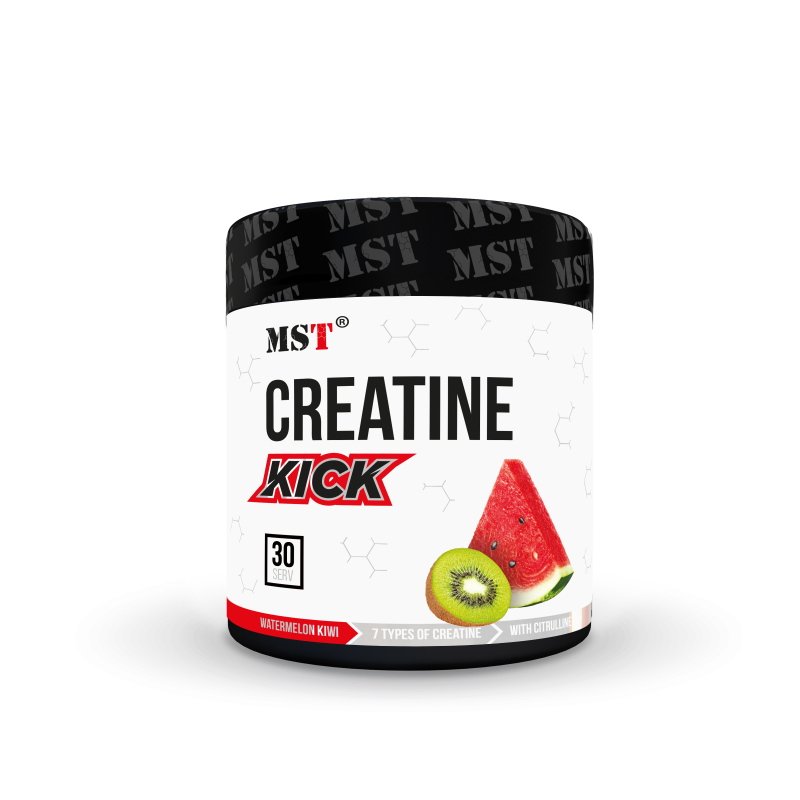 Креатин MST Creatine Kick, 300 грамм Арбуз-киви,  мл, MST Nutrition. Креатин. Набор массы Энергия и выносливость Увеличение силы 