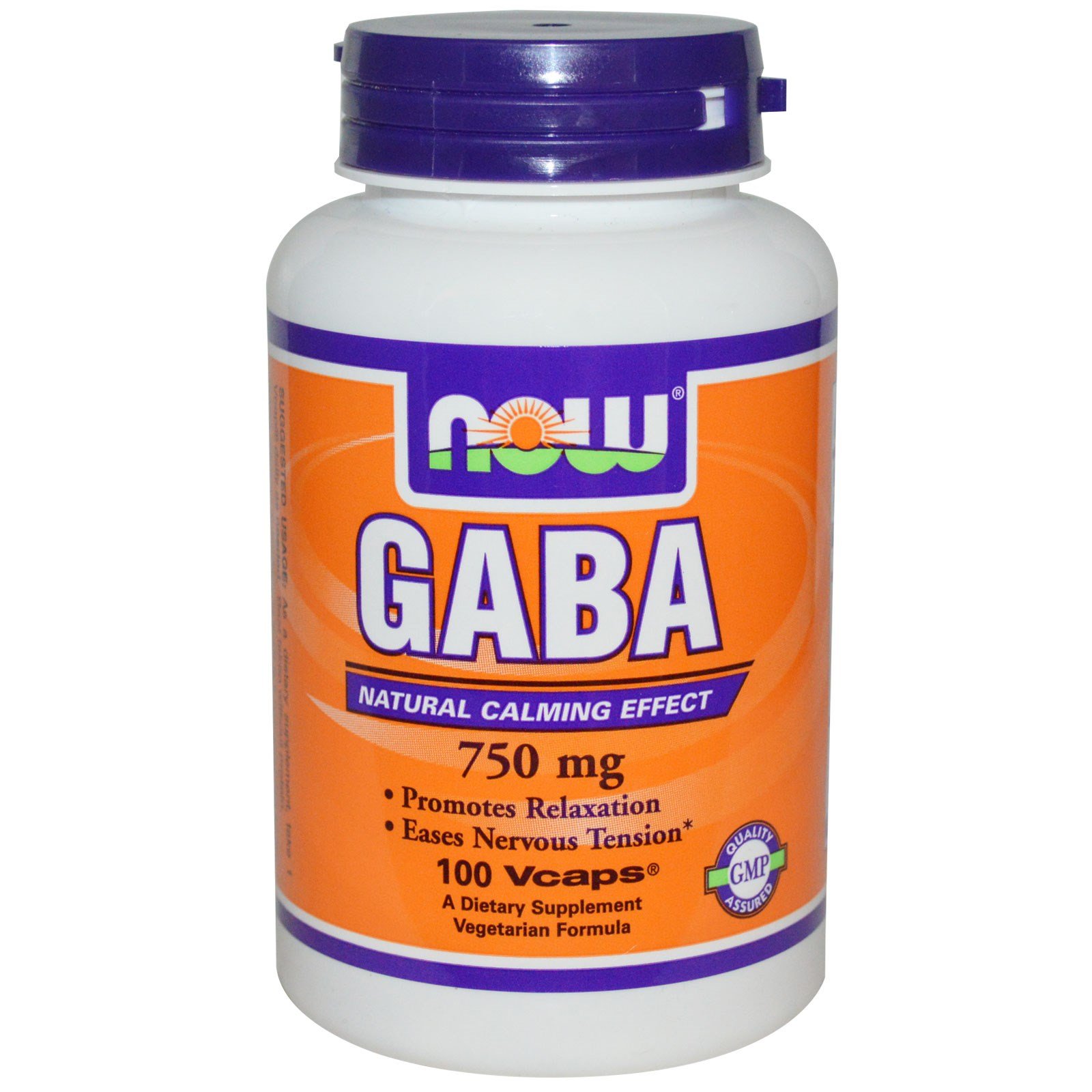 GABA 750 mg, 100 pcs, Now. Special supplements. 