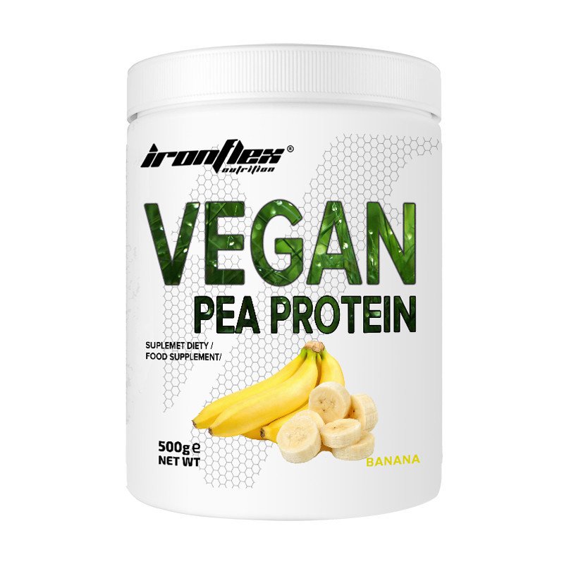 IronFlex Протеин IronFlex Vegan Pea Protein, 500 грамм Банан, , 500 г
