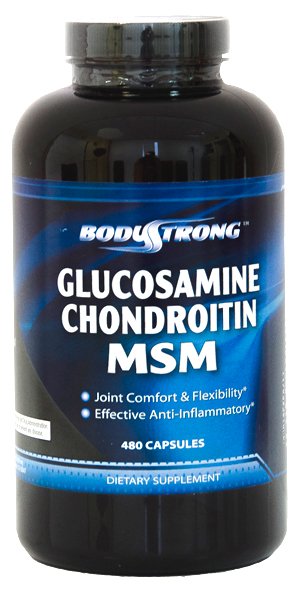 Glucosamine Chondroitin MSM, 480 pcs, BodyStrong. For joints and ligaments. General Health Ligament and Joint strengthening 