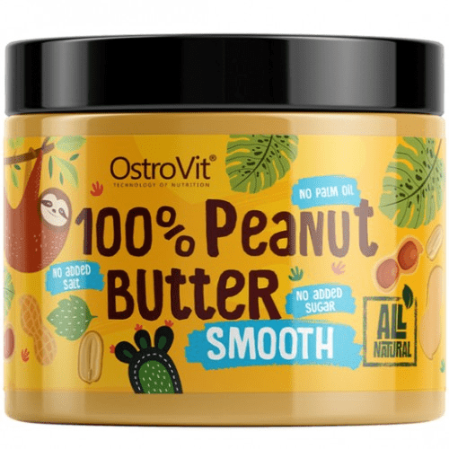 OstroVit Арахісове масло 100% Peanut Butter OstroVit 500 g Smooth, , 500 г