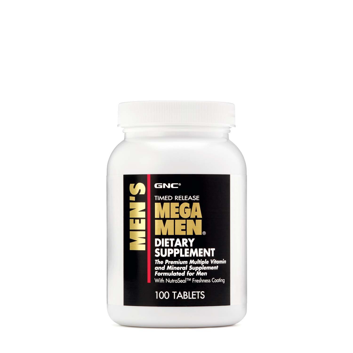 GNC Витамины и минералы GNC Mega Men, 100 таблеток, , 