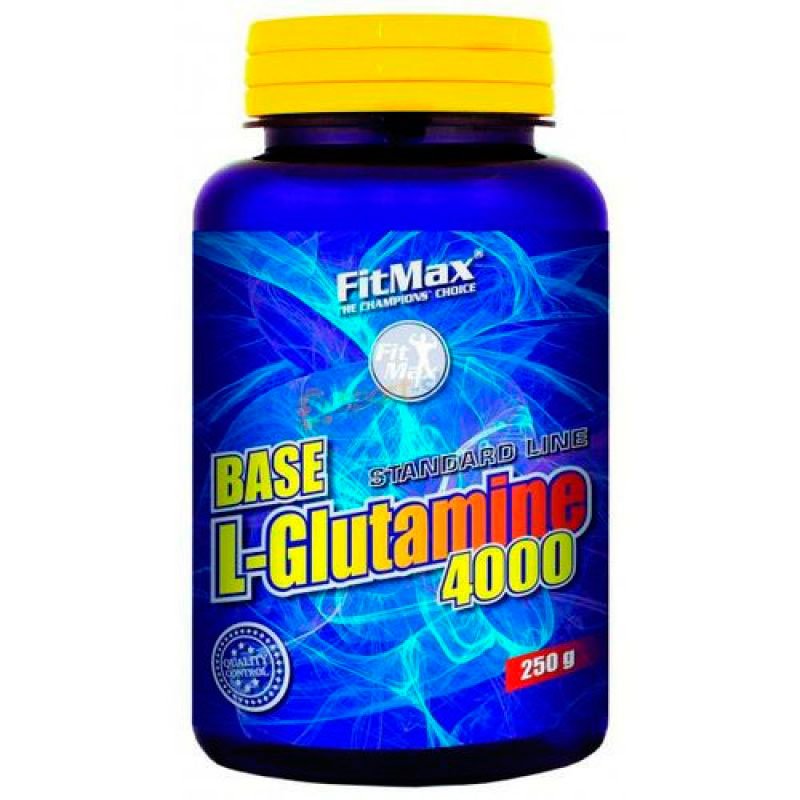Base L-Glutamine 4000, 250 g, FitMax. Glutamina. Mass Gain recuperación Anti-catabolic properties 