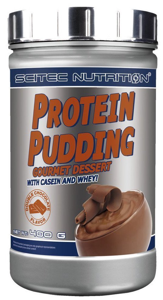Scitec Nutrition Заменитель питания Scitec Protein Pudding, 400 грамм Двойной шоколад, , 400  грамм