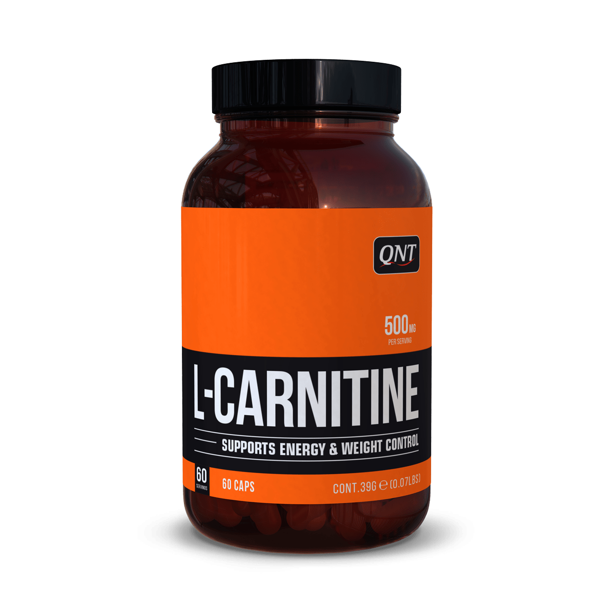 L-карнитин QNT L-Carnitine 60 капсул,  ml, QNT. L-carnitine. Weight Loss General Health Detoxification Stress resistance Lowering cholesterol Antioxidant properties 