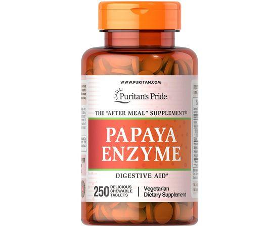 Puritan's Pride Дієтична добавка Puritan's Pride Papaya Enzyme 250 tabs, , 250 шт.