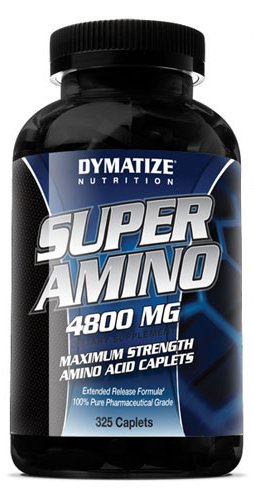 Super Amino 4800, 325 шт, Dymatize Nutrition. Аминокислотные комплексы. 