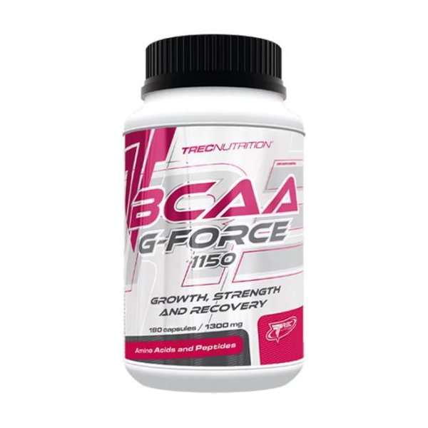 BCAA Trec Nutrition BCAA G-Force 1150, 180 капсул,  ml, Trec Nutrition. BCAA. Weight Loss recovery Anti-catabolic properties Lean muscle mass 