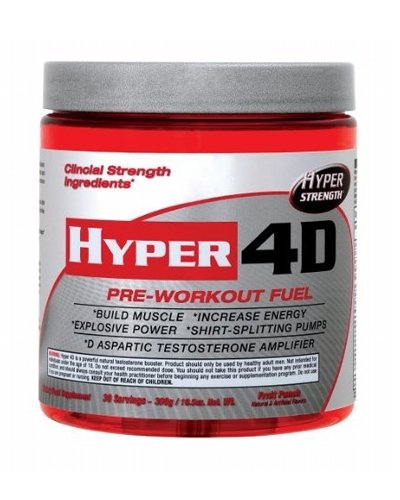 Hyper 4D, 240 g, Hyper Strength. Pre Entreno. Energy & Endurance 