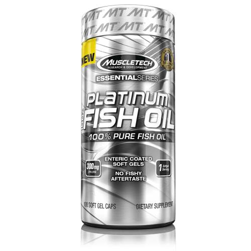 MuscleTech Жирные кислоты Muscletech Platinum 100% Fish Oil, 100 капсул, , 