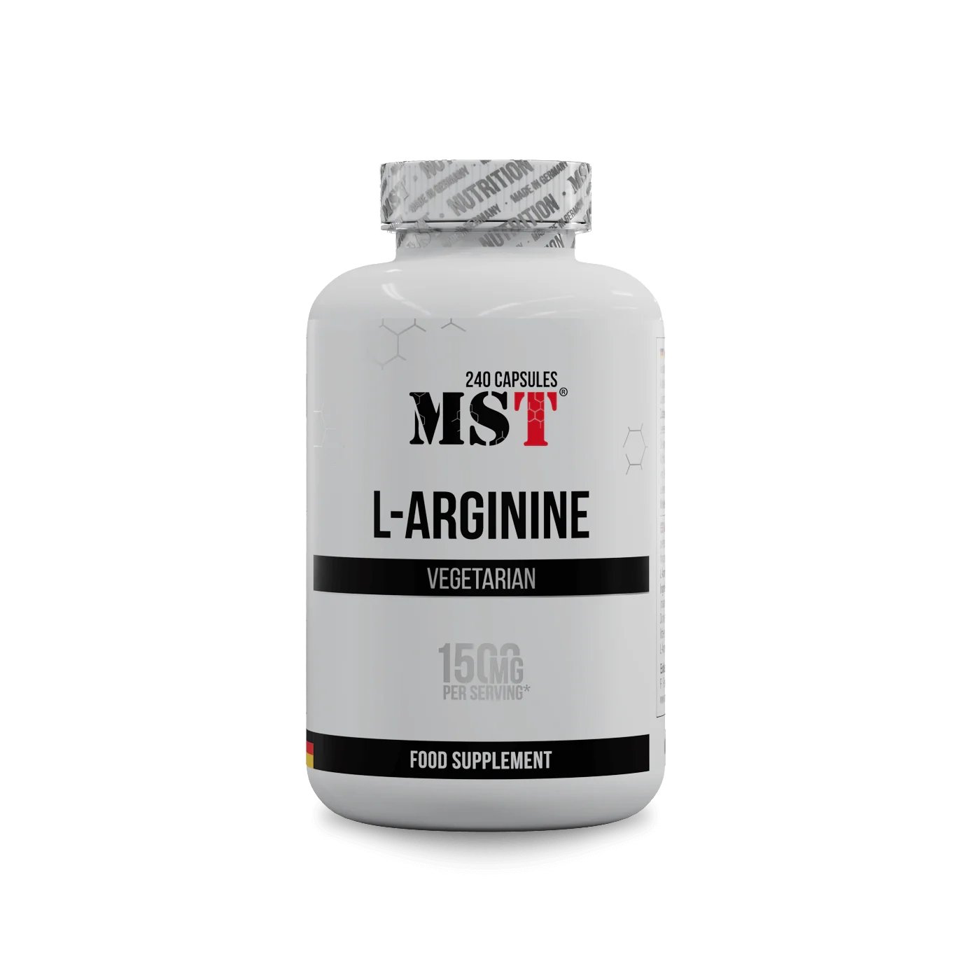 Аминокислота MST L-Arginine, 240 капсул,  мл, MST Nutrition. Аминокислоты. 