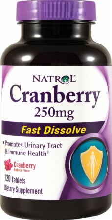 Cranberry Fast Dissolve, 120 pcs, Natrol. Vitamin Mineral Complex. General Health Immunity enhancement 