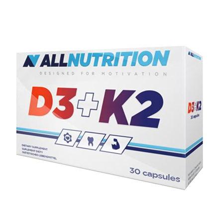 AllNutrition Витамины и минералы AllNutrition Vitamin D3+K2, 30 капсул, , 