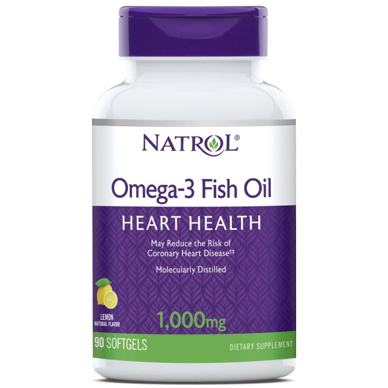 Жирные кислоты Natrol Omega-3 1000mg, 90 капсул,  мл, Nanox. Омега 3 (Рыбий жир). Поддержание здоровья Укрепление суставов и связок Здоровье кожи Профилактика ССЗ Противовоспалительные свойства 