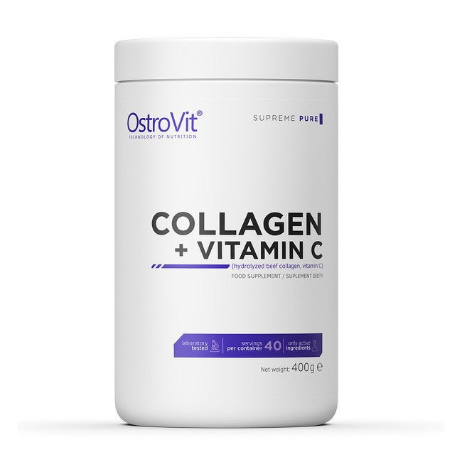 OstroVit Коллаген OstroVit Collagen + Vitamin C 200 грамм Персик, , 