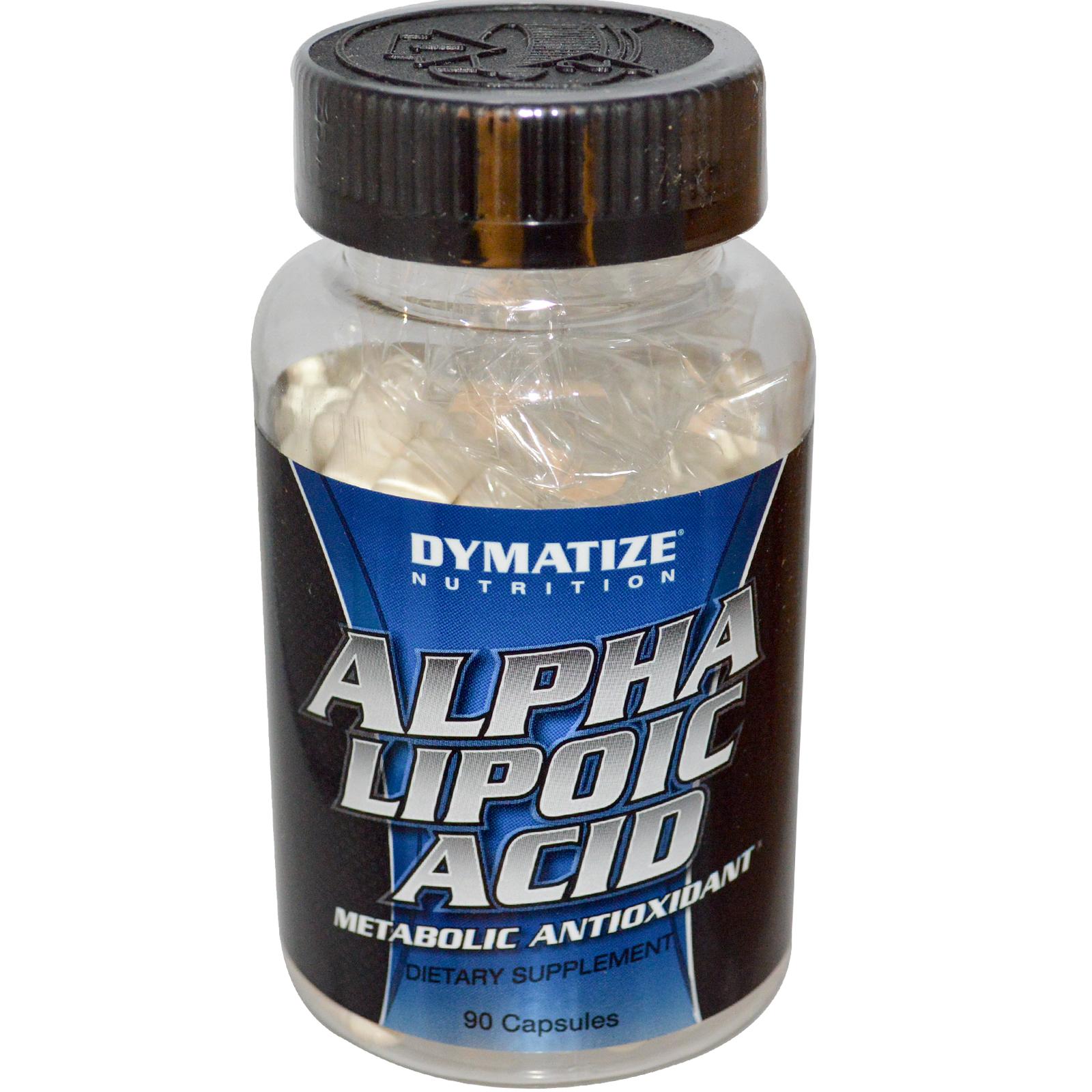 Alpha-Lipoic Acid, 90 шт, Dymatize Nutrition. Альфа-липоевая кислота. Поддержание здоровья Регуляция углеводного обмена Регуляция жирового обмена 