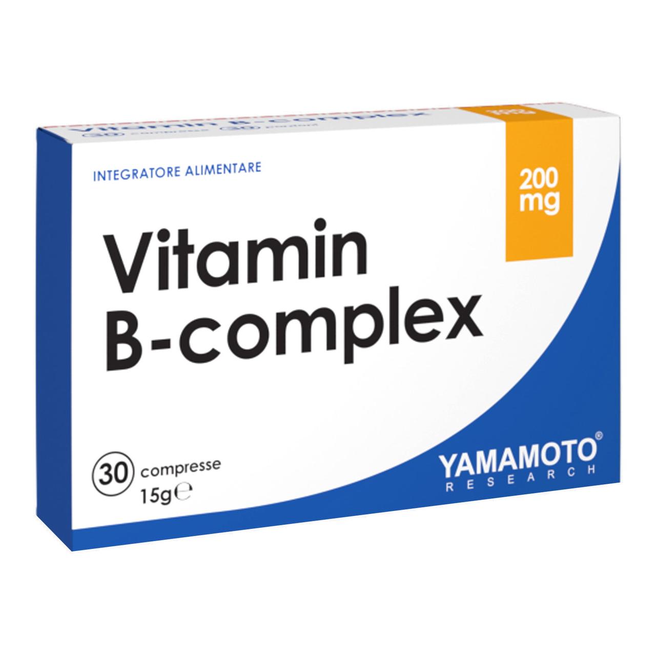 Yamamoto Nutrition Комплекс витаминов группы Б Yamamoto nutrition Vitamin B-Complex 30 капсул, , 
