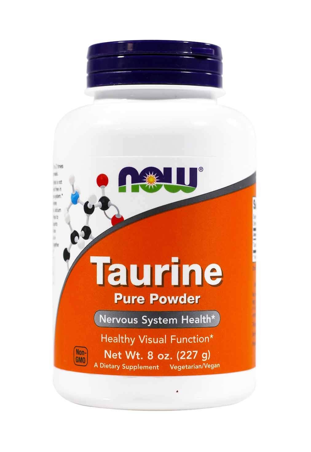 Taurine Pure Powder, 227 g, Now. Taurine. 