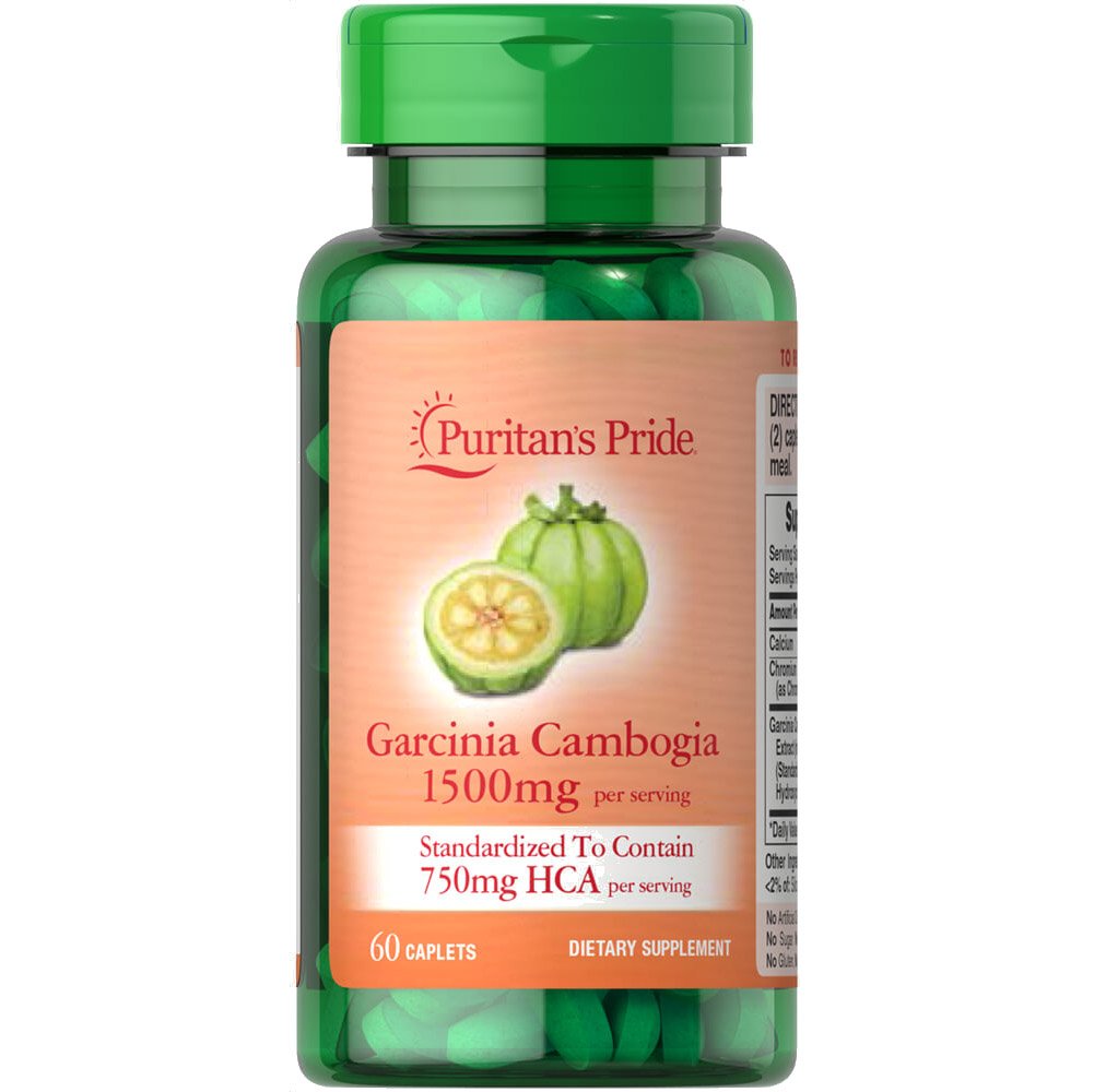 Puritan's Pride Натуральная добавка Puritan's Pride Garcinia Cambogia 750 mg, 60 вегакапсул, , 