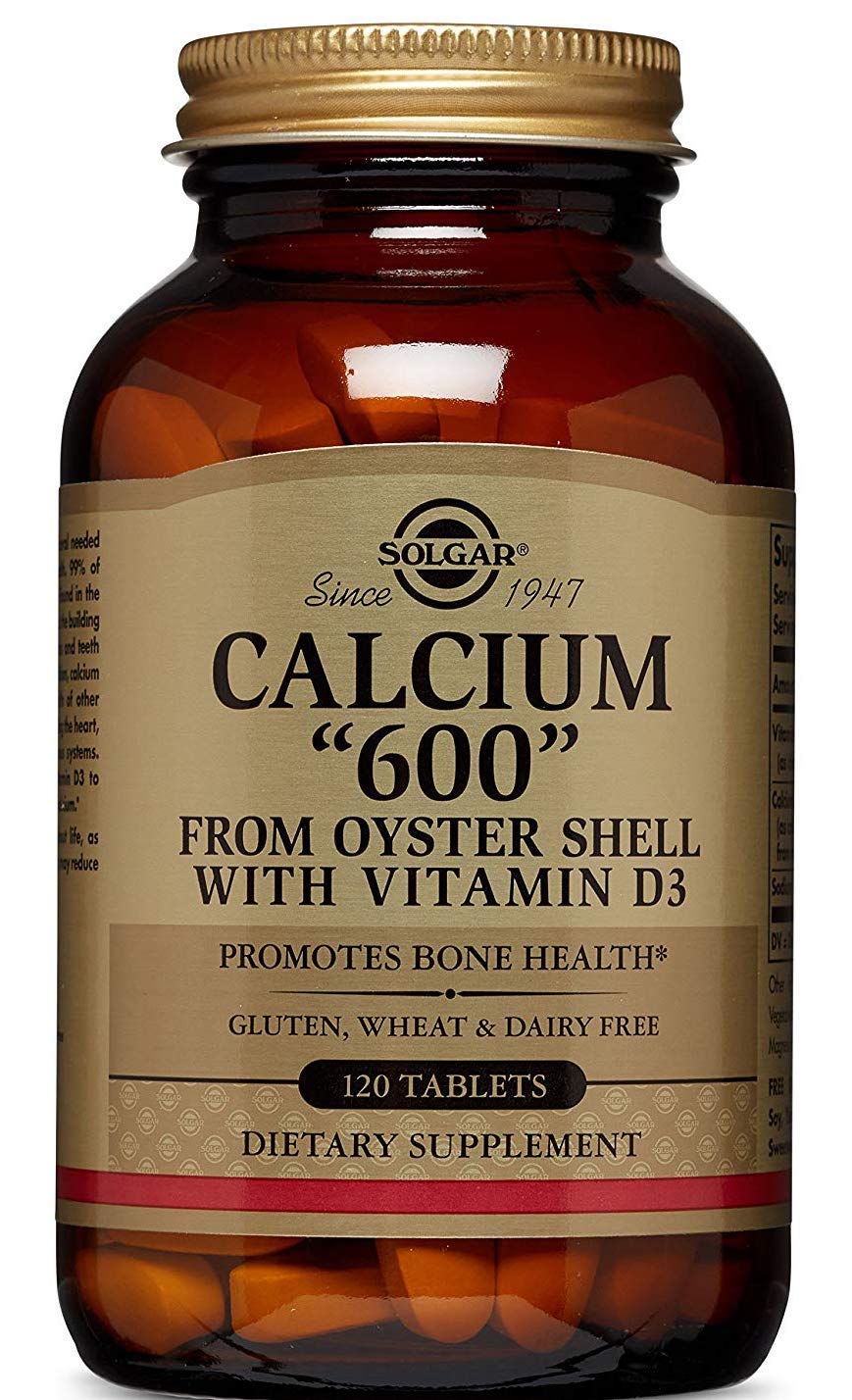 Solgar Calcium 600 from Oyster Shell with Vitamin D3, , 60 piezas