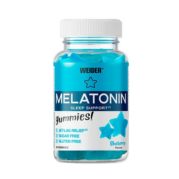 Натуральная добавка Weider Melatonin, 60 желеек Черника,  ml, Weider. Natural Products. General Health 