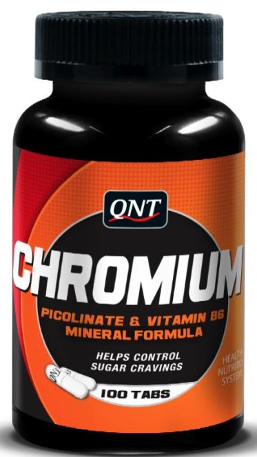 Chromium, 100 шт, QNT. Пиколинат хрома. Снижение веса Регуляция углеводного обмена Уменьшение аппетита 