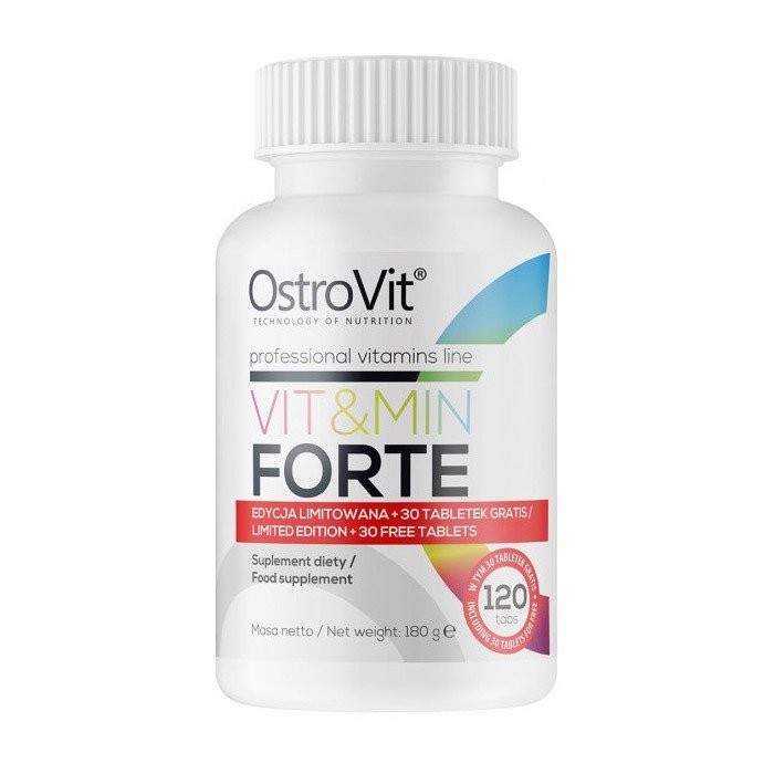 OstroVit Комплекс витаминов OstroVit Vit & Min Forte (120 таб) островит, , 120 