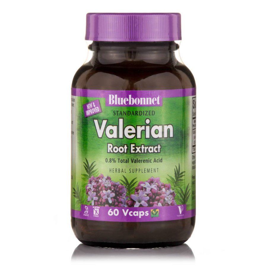 Bluebonnet Nutrition Натуральная добавка Bluebonnet Valerian Root Extract, 60 капсул, , 