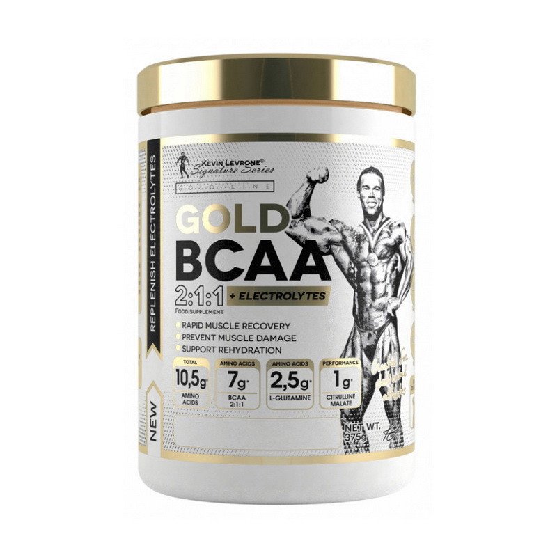 БЦАА Kevin Levrone Gold BCAA 2:1:1 + Electrolytes 375 грамм Фруктовое сообщение,  ml, Kevin Levrone. BCAA. Weight Loss recovery Anti-catabolic properties Lean muscle mass 