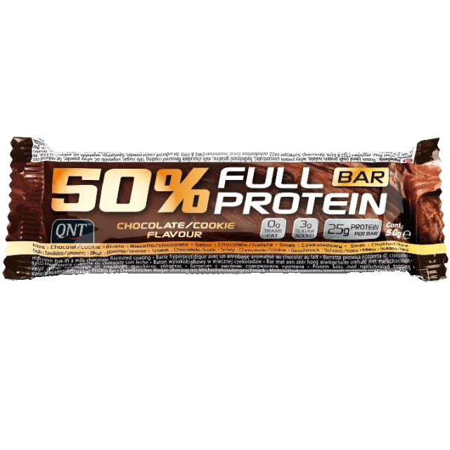 50% Full Protein Bar, 50 g, QNT. Bar. 