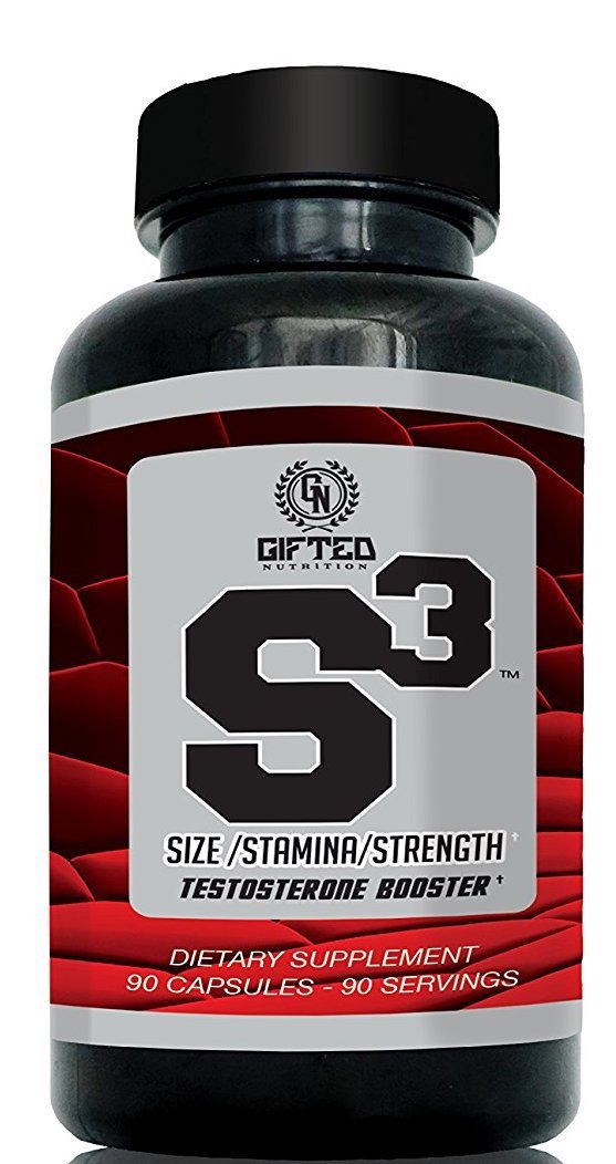 S3 Testosterone Booster, 60 шт, Gifted Nutrition. Бустер тестостерона. Поддержание здоровья Повышение либидо Aнаболические свойства Повышение тестостерона 