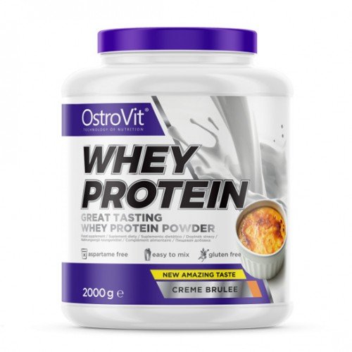 Протеин OstroVit Whey Protein, 2 кг Крем брюле,  ml, OstroVit. Proteína. Mass Gain recuperación Anti-catabolic properties 