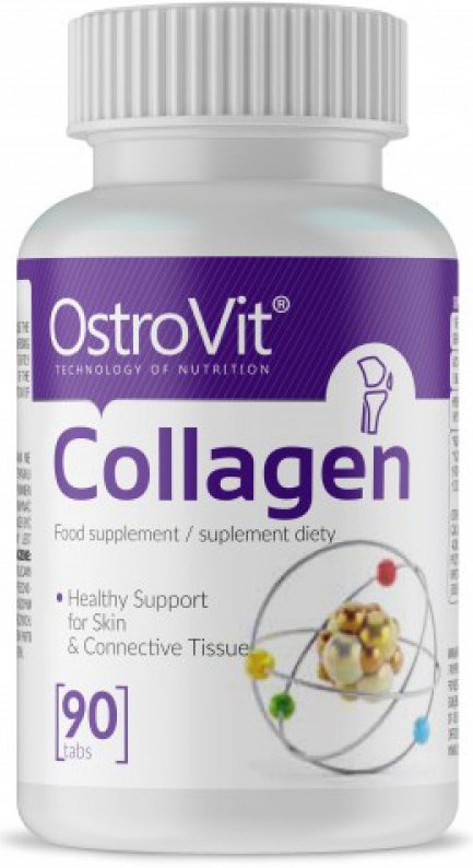 Collagen, 90 pcs, OstroVit. Collagen. General Health Ligament and Joint strengthening Skin health 