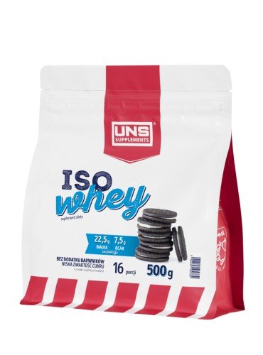 UNS ISO Whey 500 г Белый шоколад с кокосом,  мл, UNS. Сывороточный изолят. Сухая мышечная масса Снижение веса Восстановление Антикатаболические свойства 